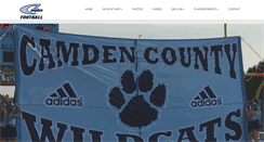 Desktop Screenshot of camdencountywildcatfootball.com